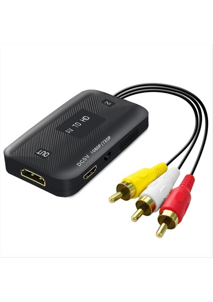Av-Hdmı Uyumlu Video Dönüştürücü 1080P Rca Kablo Video Adaptör Kablosu Ses HDMI Uyumlu Dönüştürücü (Yurt Dışından) modelleri