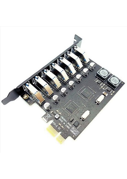 2x USB 3 0 Pcı Express Adaptörü Pcı E To 7 Ports USB 3 Genişletme Adaptör Kartı Usb3 Pcıe Pcı-E X1 Denetleyici Dönüştürücü (Yurt Dışından) modelleri