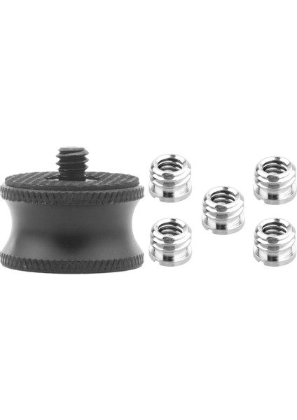 5 Adet 1/4 Inç Ila 3/8 Inç Dönüştürme Vidası Standart Adaptör ve 1 Adaptor Adaptör Vidalı Montaj Kamera Tripod Bilyalı Kafası (Yurt Dışından)