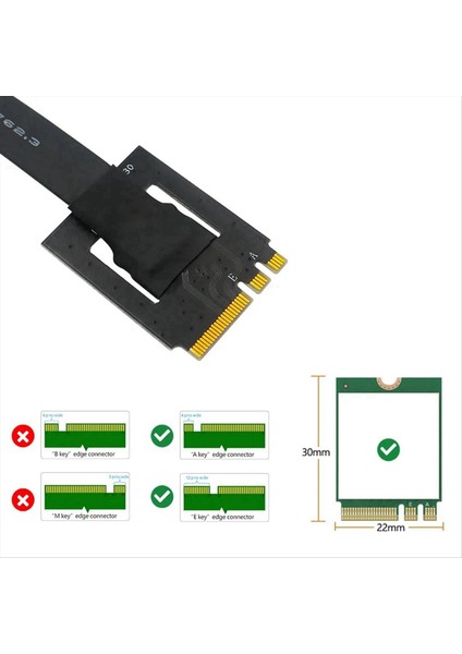 270 Derece M 2 Ngff Çift Anahtar A-E-Pcı-E 4x Adaptörü Pcı-E Test Cihazı Genişletici Için Kabloyu Dönüştürme (Yurt Dışından) fiyatları