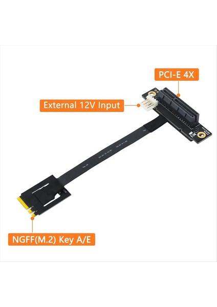 270 Derece M 2 Ngff Çift Anahtar A-E-Pcı-E 4x Adaptörü Pcı-E Test Cihazı Genişletici Için Kabloyu Dönüştürme (Yurt Dışından) fırsatları