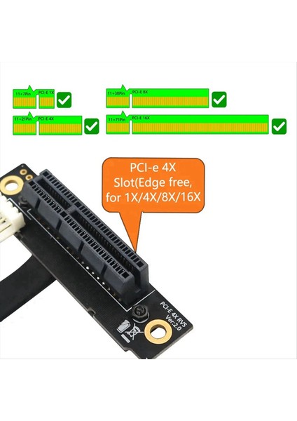 270 Derece M 2 Ngff Çift Anahtar A-E-Pcı-E 4x Adaptörü Pcı-E Test Cihazı Genişletici Için Kabloyu Dönüştürme (Yurt Dışından) indirimleri