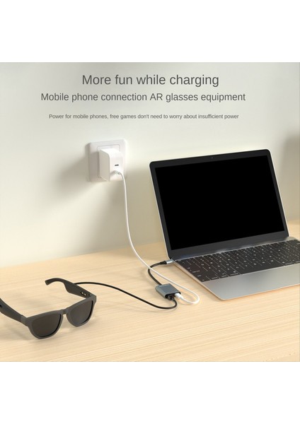 Ar Iletim Şarj Modülü Ar Cames Hub Şarj Adaptörü Thunderbird Hava Rokid Xreal Air Smart Glasses Için (Yurt Dışından) indirimleri