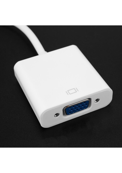 2x MacBook Air Pro IMac Mac Mini Thunderbolt Mini Displayport Ekran Port Mini Dp&#39 Den VGA Kablo Adaptörü 1080P (Beyaz) (Yurt Dışından) indirimleri