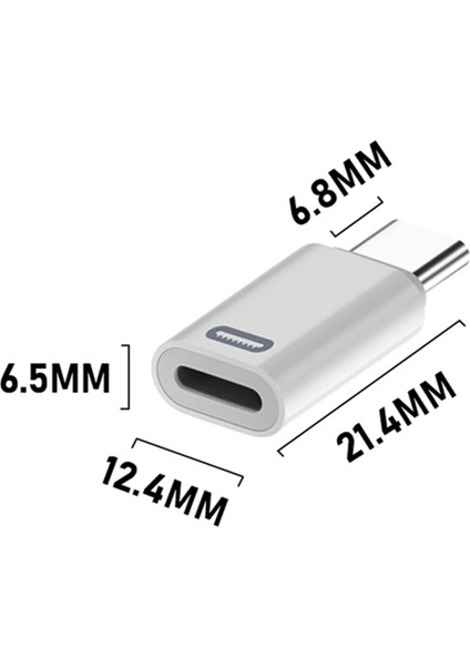 İPHONE15 Cep Telefonu Için 2x Pd Hızlı Şarj Çok Fonksiyonlu Adaptör Aydınlatma Kadın Type-C Erkek Şarj Dönüştürücüsü A (Yurt Dışından) modelleri
