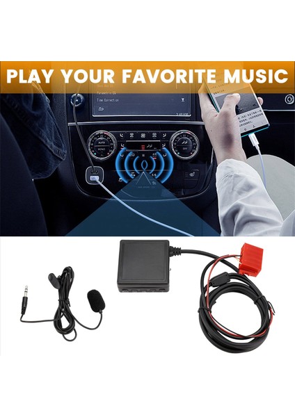 Mercedes Için 150CM Bluetooth Adaptörü W124 W140 W210 BE2210 BE1650 Handfree USB Aux (Yurt Dışından) indirimleri