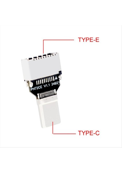 Usb3 2 Tip-C Erkek-E Type-E Kadın Adaptörü 20GBPS Bilgisayar Kılıfı Ön Tür-E Adaptörü Için Adaptör (Yurt Dışından) modelleri