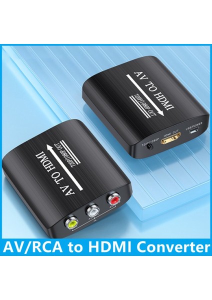 Ps1/2/3 Xbox N64 Wii Vhs Vcr Mavi-Işını DVD Stb Adaptörü Için Rca-Hdmı Uyumlu Adaptör Av Ila Hdmı-Kompozit Dönüştürücü (Yurt Dışından) fiyatları