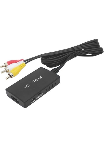 Hdtv-Av Dönüştürücüsü Hd Video Dönüştürücü HDMI Rca Av/cvsb L/r Video 1080P Mini Adaptör ile Uyumlu (Yurt Dışından) modelleri