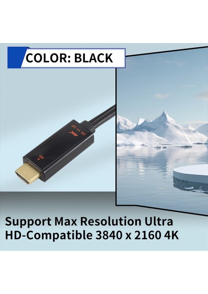 HDMI Uyumlu Erkek Displayport Kadın Dönüştürücü Kablosu 4K 60Hz HDMI ile Uyumlu Dp Dönüştürücü Adaptör Kablosu (Yurt Dışından) fırsatları