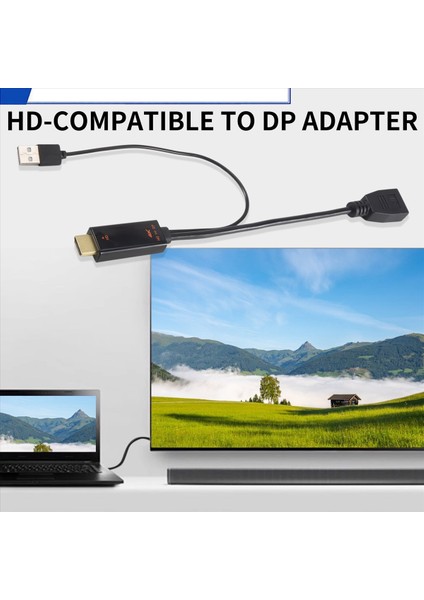 HDMI Uyumlu Erkek Displayport Kadın Dönüştürücü Kablosu 4K 60Hz HDMI ile Uyumlu Dp Dönüştürücü Adaptör Kablosu (Yurt Dışından) indirimleri
