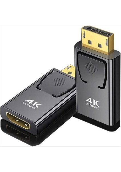 4K Dp-Hdmı Uyumlu Video Adaptörü Displayport Erkek-Hdmı Uyumlu Bilgisayar Tv Monitör Dönüştürücüsü Tv Için Dönüştürücü (Yurt Dışından)
