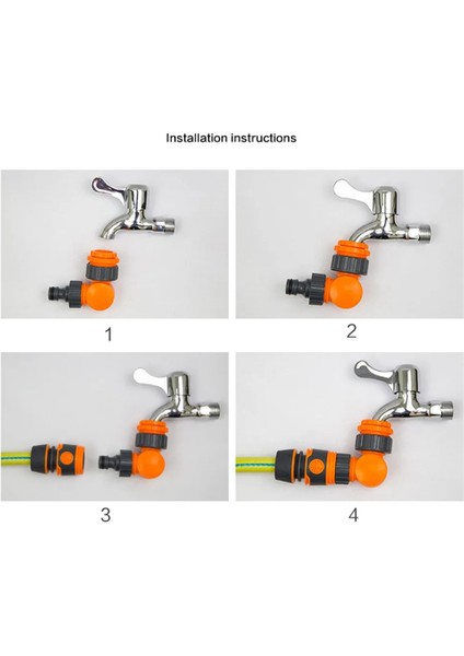 Bahçe Hortumu Konnektörü Musluk Adaptörü Hortum Hızlı Bağlantı Sulama Sulama 1 Adet (Yurt Dışından) fırsatları