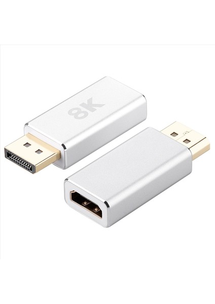 2x Aktif Standart Dp1 4 Ila HDMI Uyumlu 2 1 Adaptör Dp-Hdmı Uyumlu Kablo Dönüştürücü 8k 60Hz Destek (Yurt Dışından) modelleri