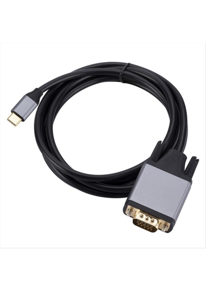 Pc Dizüstü Bilgisayar Monitörü Için C Tipi - VGA Kablosu USB 3 1 - VGA Adaptör 10GBPS Hd Ekran Kablosu (Yurt Dışından)