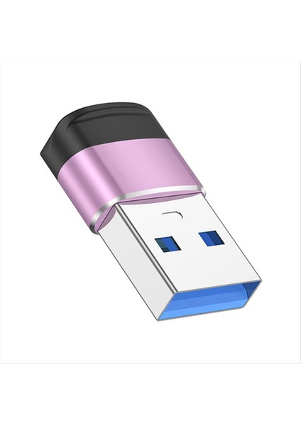 USB 3 0 - C Tip C Adaptörü 10GBPS Veri Iletimi Hızlı Şarj Adaptörü iPhone 15 Xiaomi Huawei Aksesuarları Pembe (Yurt Dışından)