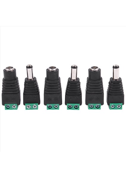 24 Pcs 5 5x2 1mm Kadın + Erkek Cctv Dc Güç Konektörü Adaptör Repar Parti (Yurt Dışından) fiyatları