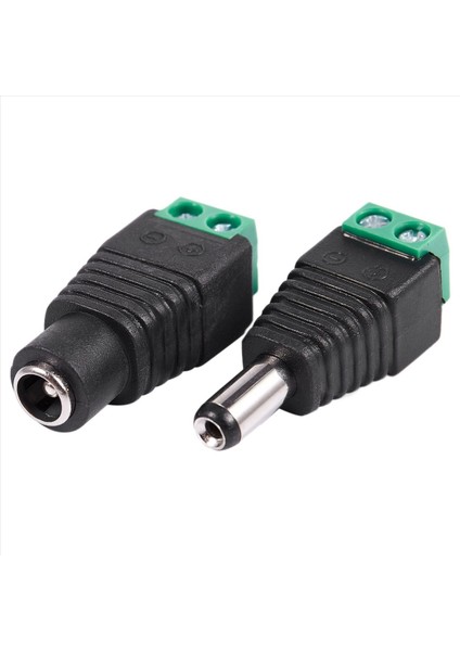 24 Pcs 5 5x2 1mm Kadın + Erkek Cctv Dc Güç Konektörü Adaptör Repar Parti (Yurt Dışından) modelleri