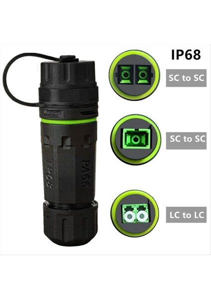 IP68 Su Geçirmez Fiber Optik Adaptör Yüksek Kaliteli Sc-Lc Uzatma Konnektörü Lc Uzatma Kuplör Adaptör Sc Tek Çekirdek (Yurt Dışından) fırsatları