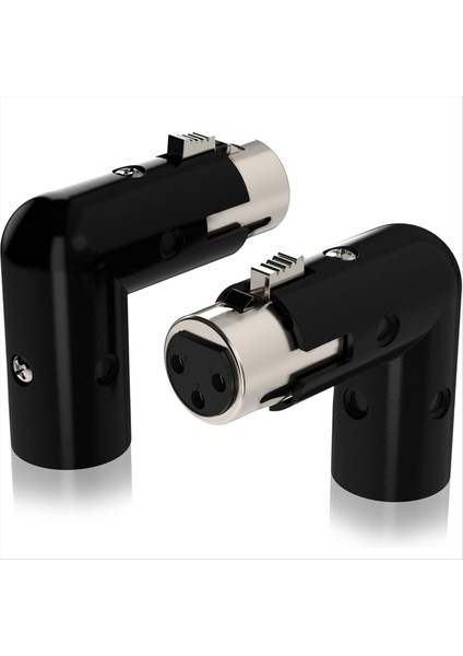 4pcs 3pin Xlr Açılı Adaptör Ayarlanabilir Erkek-Dişi Xlr 90 Derece Adaptör 3 Pimli Nikel Kaplama Konnektörü Ses Için (Yurt Dışından) fırsatları