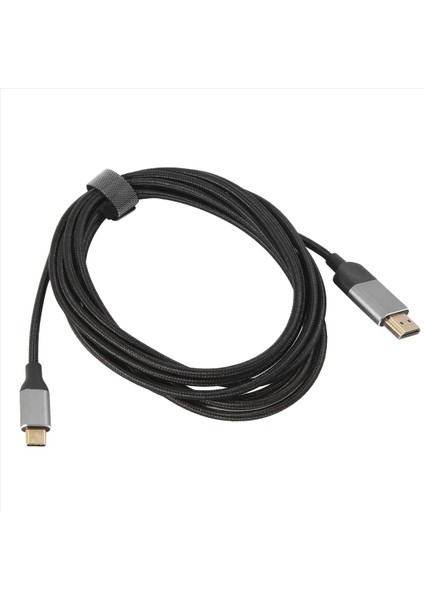 Qgeem Bağlantılar USB Tip C Ila HDMI Uyumlu Kablo Adaptörü 4K30Hz Video ve Ses Şanzımanı Için Adaptör Kablosu C (Yurt Dışından) modelleri