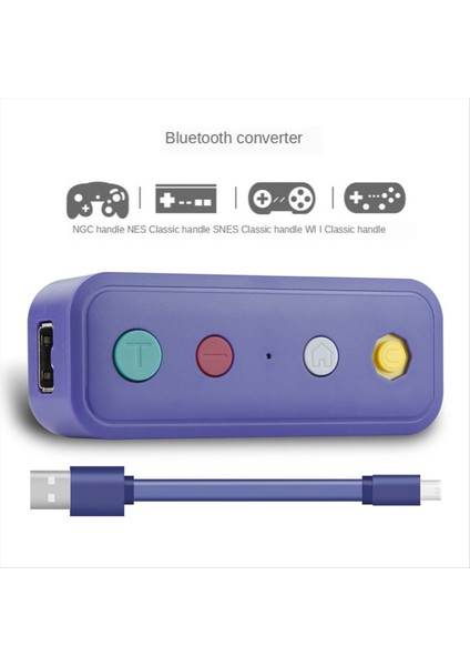 Wii Classic Için Game Cube/classic Edition Için Nintendo Switch Için USB Kablolu Kablosuz Bluetooth Adaptör Dönüştürücü (Yurt Dışından) fırsatları