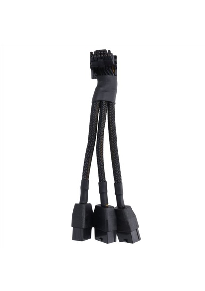 16PIN Gpu Kablosu - 3x 8 Pin Pcıe Uzantısı - 16AWG Pcıe 5 0 90 Derece Sağ Açı 16 Pin 12+4pin Besleme Adaptörü (Tip B) (Yurt Dışından)