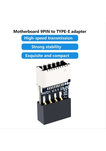 Anakart Usb2 0 9pin-E Type-E Dişi Adaptör Şasisi Tip-C Type 9-Pin USB 2 0 Genişletici Kartı (Yurt Dışından) fırsatları
