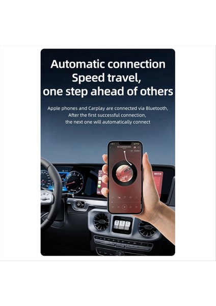 Usb/tip C 2 Usb/type C Dongle Için Kablosuz Carplay Mini Kutusuna Kablolu 1 Kablosuz Carplay Adaptörü (Yurt Dışından)