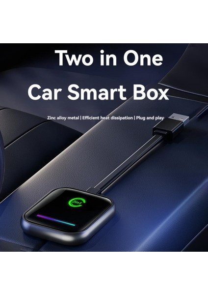 2&#39 De 1 Kablosuz Carplay Adaptörü Kabloyu Kablosuz Carplay Dongle Fişine Dönüştürüyor Apple Android Otomatik Için Carplay Play (Yurt Dışından) fiyatları