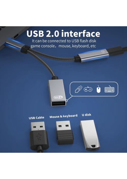 2 In 1 Pd 60W USB C Otg Şarj Adaptörü Kablo Tipi C - USB 2 0 Ipad Samsung Huawei Xiaomi Dizüstü Bilgisayar A (Yurt Dışından) fırsatları
