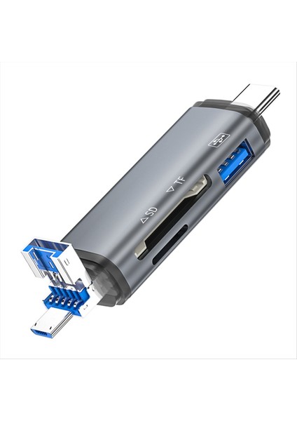 Otg Tip C Mikro-Sd Kart Okuyucu Tip C-Usb Otg Adaptörü USB 3 0 Tf Kart USB Flash Sürücü Tip C Kart Okuyucu (Yurt Dışından)
