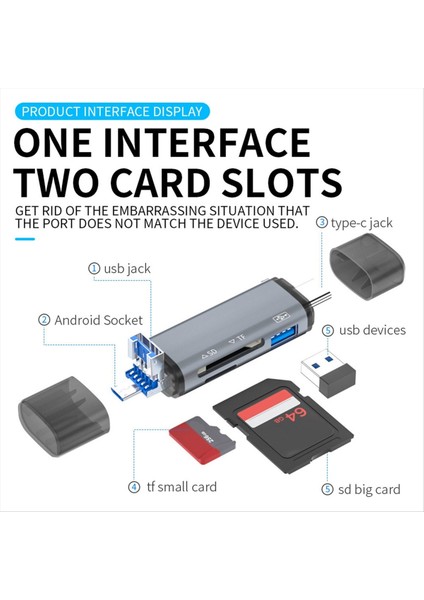 Otg Tip C Mikro-Sd Kart Okuyucu Tip C-Usb Otg Adaptörü USB 3 0 Tf Kart USB Flash Sürücü Tip C Kart Okuyucu (Yurt Dışından) fiyatları