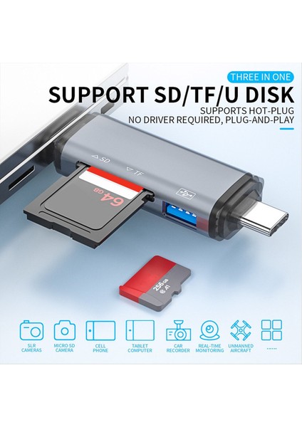 Otg Tip C Mikro-Sd Kart Okuyucu Tip C-Usb Otg Adaptörü USB 3 0 Tf Kart USB Flash Sürücü Tip C Kart Okuyucu (Yurt Dışından) modelleri