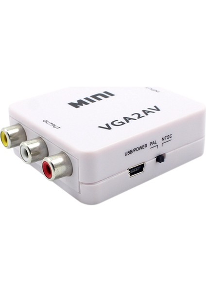 Vga&#39 Dan Av Mini Dönüştürücü Scaler Adaptör Desteği 1080P VGA2AV Dönüştürücü Pc&#39 Ye Tv Hd Bilgisayarı Tv&#39 Den Tv&#39 Ye (Yurt Dışından)