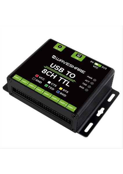 Waveshare Endüstriyel Dönüştürücü USB - 8ch Ttl Dönüştürücü Adaptör Usb&#39 Den Uart Çok Koruma Devreleri Çok Sistemler Desteği (Yurt Dışından) fiyatları
