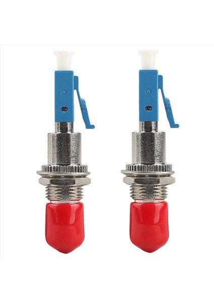 2x St - Lc Adaptör Tek Mod 9/125UM St/upc Dişi - Lc/upc Erkek Hibrid Optik Fiber Adaptör Konnektörü (Yurt Dışından)