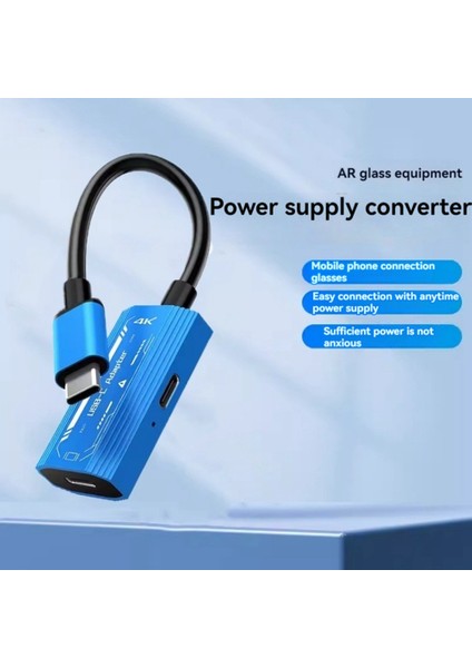 USB C - 4K 60Hz Ar Akıllı Gözlükler Rokid/xreal Ar Için PD100W ile Ekran Adaptörü Switch Steamdedeck Rog Ally Laptop Için (Yurt Dışından) fırsatları