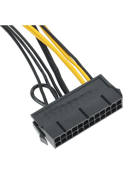 1pcs Pc Psu Atx 24 Pimli Dişi Ila Çift Pcı-E 6 Pimli Erkek Dönüştürücü Adaptörü Gpu Güç Kablosu Kablosu 18AWG 30CM Jumper Başlayıcı (Yurt Dışından) indirimleri