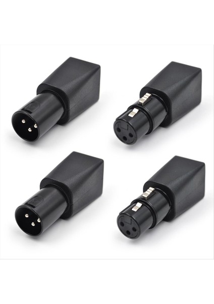 4pcs Dmx Ila RJ45 Konnektör RJ45 Ethernet-3 Pin Xlr Dmx Adaptör 3 Pimli Xlr Dişi ve Erkek Adaptörü Ses Videosu Için (Yurt Dışından)