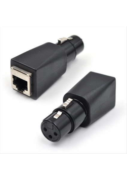 4pcs Dmx Ila RJ45 Konnektör RJ45 Ethernet-3 Pin Xlr Dmx Adaptör 3 Pimli Xlr Dişi ve Erkek Adaptörü Ses Videosu Için (Yurt Dışından) fiyatları