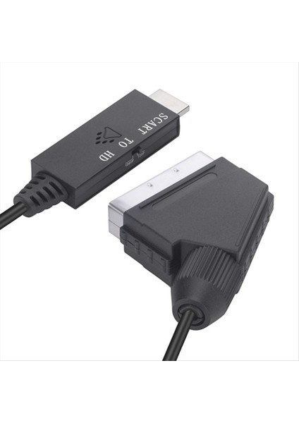 Hdtv Stb DVD Dönüştürücü Aksesuarları Için 1080P/720P Dönüştürücü Kablosu HDMI Uyumlu Tv Ses Video Adaptörüne Skart (Yurt Dışından) fiyatları