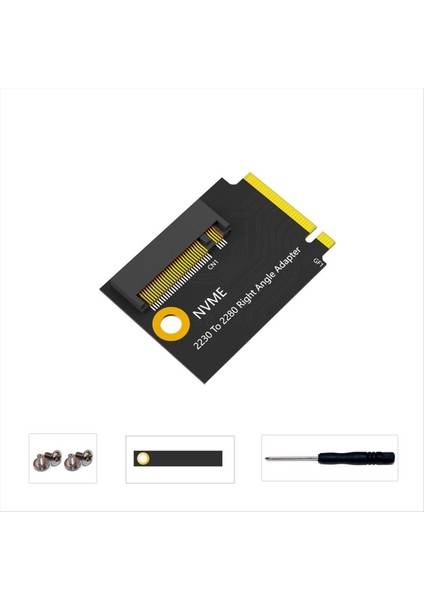 Rog Ally Için Pcıe Için 4 0 M2 Yükseltici Kartı 2230 Ila 2280 Sağ Açılı M 2 Nvme SSD Dönüştürücü Adaptör Kartı Genişletme Kartı (Yurt Dışından)