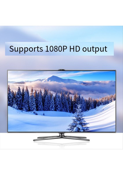 Pc Dizüstü Tv Kutusu Bilgisayar Ekran Projektör Beyaz Için 1080P HDMI Uygun VGA Adaptör Dönüştürücü (Yurt Dışından) fırsatları