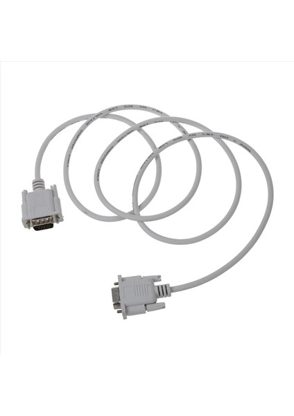 5x VGA DB15 Erkek - RS232 Db9 Pın Erkek Adaptör Kablosu / Video Grafik Uzantı Kablosu (Beyaz 1 4m) (Yurt Dışından) fiyatları