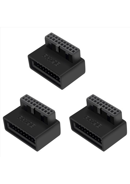 3x PH19B USB 3 0 Dahili Başlık Usb3 0 19/20P Socket 90 Derece Adaptör Dönüştürücü Bilgisayar Anakartı Için (Yurt Dışından)