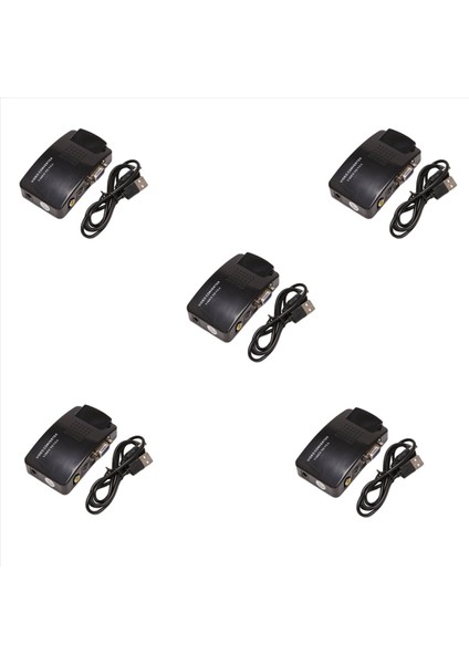 5x Av-Vga Adaptör Rca VGA Dönüştürücü Pc Rca Kompozit S-Video Av Pc VGA LCD Çıkış Dönüştürücü Anahtar Kutusu (Yurt Dışından)
