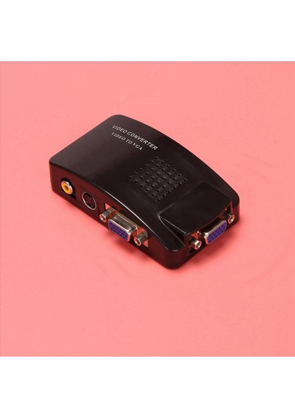 5x Av-Vga Adaptör Rca VGA Dönüştürücü Pc Rca Kompozit S-Video Av Pc VGA LCD Çıkış Dönüştürücü Anahtar Kutusu (Yurt Dışından) fırsatları