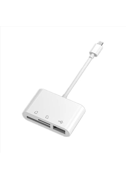 2x 3 Arada 1 Tip C-Usb Sd Tf Bellek Kartı Okuyucu Otg Hub USB C Micro-Sd Kart Okuyucu Adaptörü MacBook Pro (Yurt Dışından) indirimleri