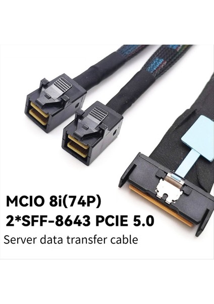 0 8m Sunucu Adaptör Kablosu Simesas Mcıo 8I-2XSFF-8643 Mınısas Sunucu Veri Çok Işlevli Uygun Adaptör Kablosu (Yurt Dışından) fiyatları